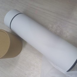 Вакуумный термос «Module X» с индикатором температуры, 500 мл, тубус, белый (Р)