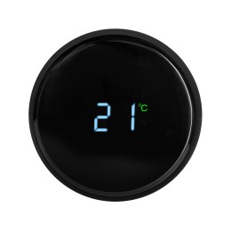 Вакуумный термос «Module X» с индикатором температуры, 500 мл, тубус, черный