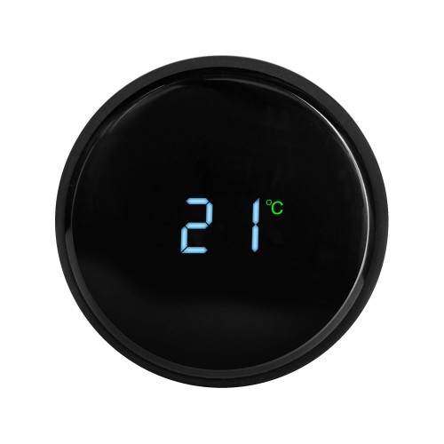 Вакуумный термос «Module X» с индикатором температуры, 500 мл, тубус, черный