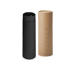 Вакуумный термос «Module X» с индикатором температуры, 500 мл, тубус, черный