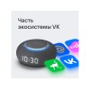 Умная колонка VK Капсула Мини с голосовым помощником Марусей, темный серый