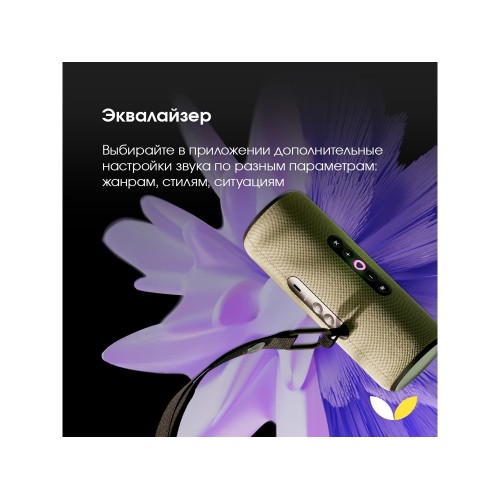 Умная портативная колонка Яндекс Станция Стрит с Алисой, зеленый (YNDX-00030GRN)