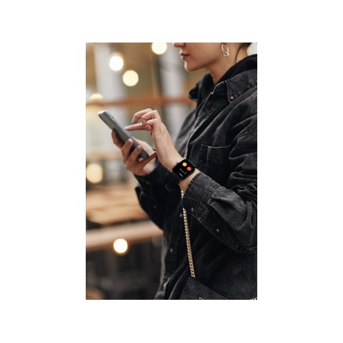 Умные часы CANYON Barberry SW-79, IP 67, BT 5.1, сенсорный дисплей 1.7, черный (Р)