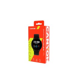 Умные часы CANYON Lollypop SW-63, IP 68, BT 5.0, сенсорный дисплей 1.3, черный (Р)