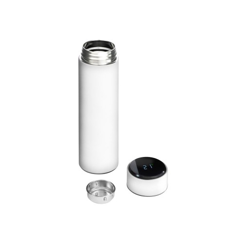 Вакуумный термос «Module X» с индикатором температуры, 500 мл, тубус, белый