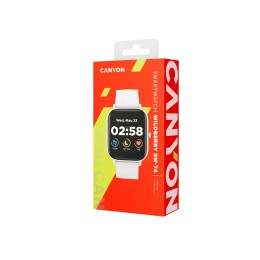 Смарт-часы Canyon SW-74 "Wildberry" , IP67, серебристый