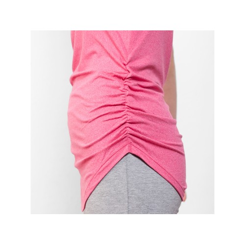 Футболка "Aintree" женская, меланжевый фуксия