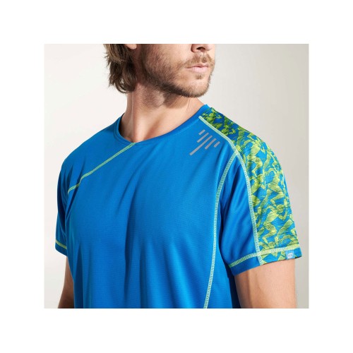 Спортивная футболка "Sochi" мужская, принтованный бирюзовый