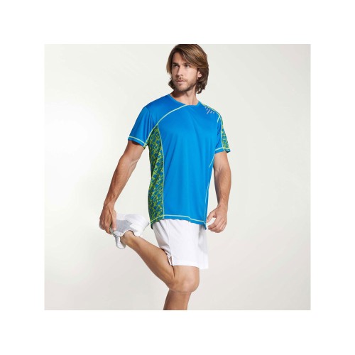 Спортивная футболка "Sochi" мужская, принтованный бирюзовый