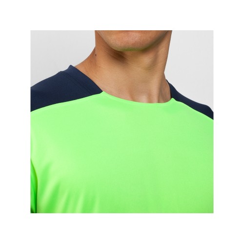Футболка "Bugatti" мужская, неоновый зеленый/нэйви