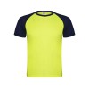 Спортивная футболка "Indianapolis" мужская, неоновый желтый/нэйви