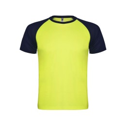 Спортивная футболка "Indianapolis" мужская, неоновый желтый/нэйви