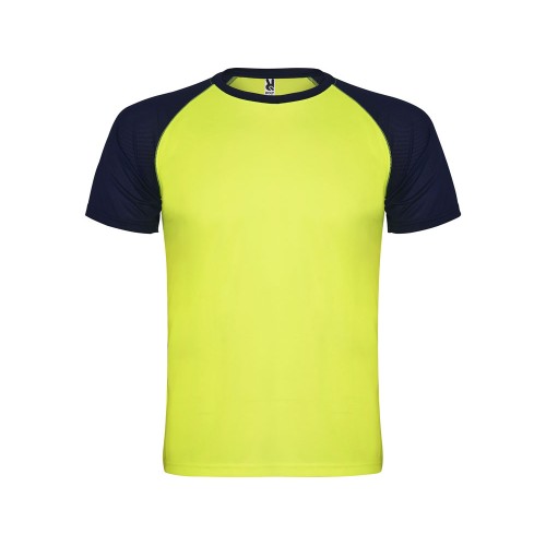 Спортивная футболка "Indianapolis" мужская, неоновый желтый/нэйви