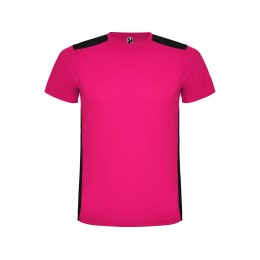 Спортивная футболка "Detroit" мужская, яркая фуксия/черный