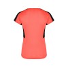 Футболка "Suzuka" женская, неоновый коралловый/черный