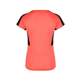 Футболка "Suzuka" женская, неоновый коралловый/черный