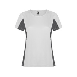 Футболка "Shanghai" женская, белый/графитовый
