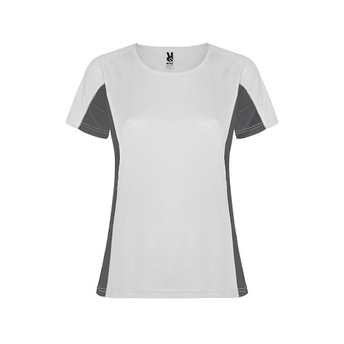 Футболка "Shanghai" женская, белый/графитовый