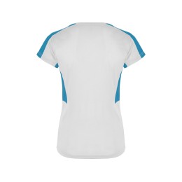 Футболка "Suzuka" женская, белый/бирюзовый