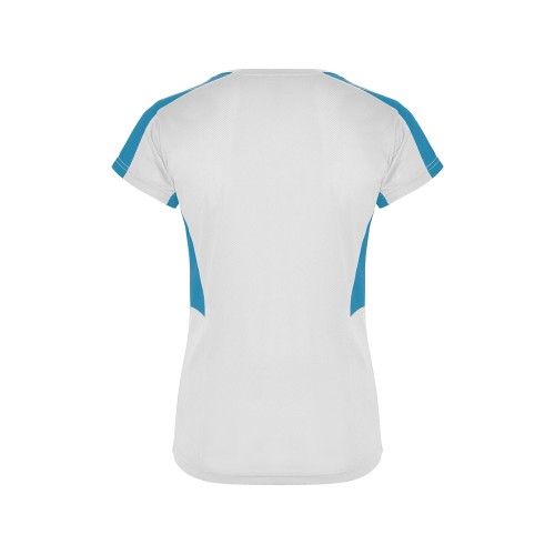 Футболка "Suzuka" женская, белый/бирюзовый