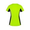 Футболка "Shanghai" женская, неоновый зеленый/черный