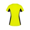 Футболка "Shanghai" женская, неоновый желтый/черный