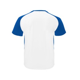 Футболка "Bugatti" мужская, белый/королевский синий