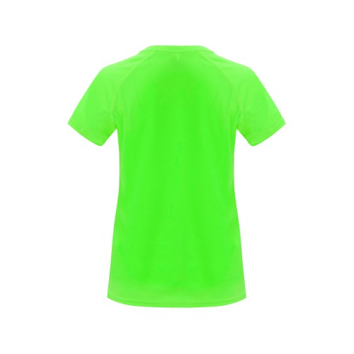 Футболка "Bahrain" женская, неоновый зеленый