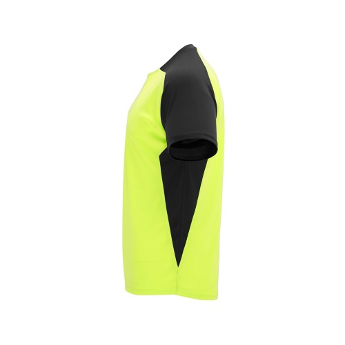 Футболка "Bugatti" мужская, неоновый желтый/черный