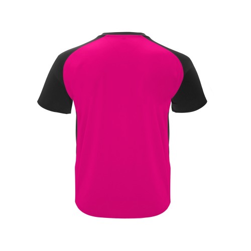 Футболка "Bugatti" мужская, яркая фуксия /черный