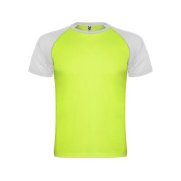 Спортивная футболка "Indianapolis" мужская, неоновый зеленый/белый