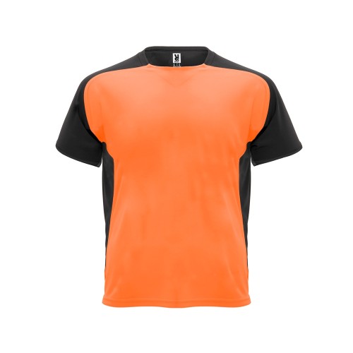 Футболка "Bugatti" мужская, неоновый оранжевый/черный