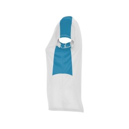 Футболка "Suzuka" женская, белый/бирюзовый