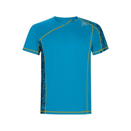 Спортивная футболка "Sochi" мужская, принтованный бирюзовый