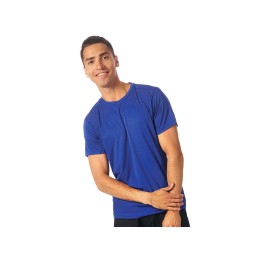 Мужская спортивная футболка Turin из комбинируемых материалов, классический синий