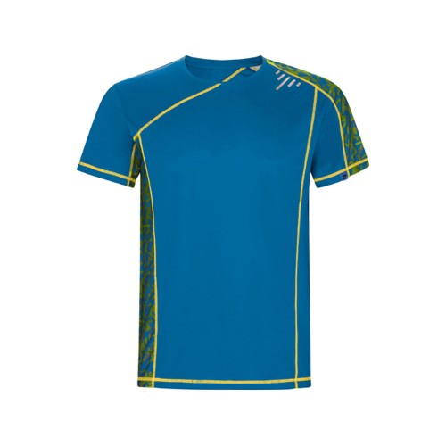 Спортивная футболка "Sochi" мужская, принтованный королевский синий