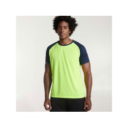 Спортивная футболка "Indianapolis" мужская, неоновый желтый/нэйви