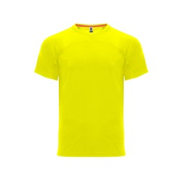 Футболка "Monaco" унисекс, неоновый желтый