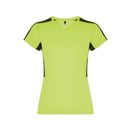 Футболка "Suzuka" женская, лаймовый пунш/черный