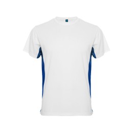 Спортивная футболка "Tokyo" мужская, белый/королевский синий