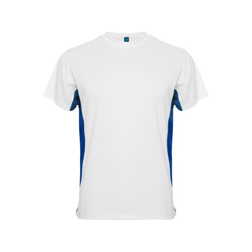 Спортивная футболка "Tokyo" мужская, белый/королевский синий