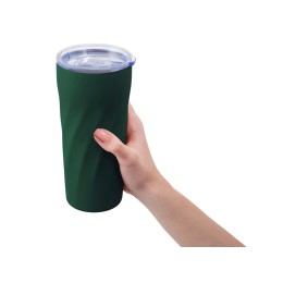 Подарочный набор "FAMILY" с термосом и термокружкой, темно-зеленый