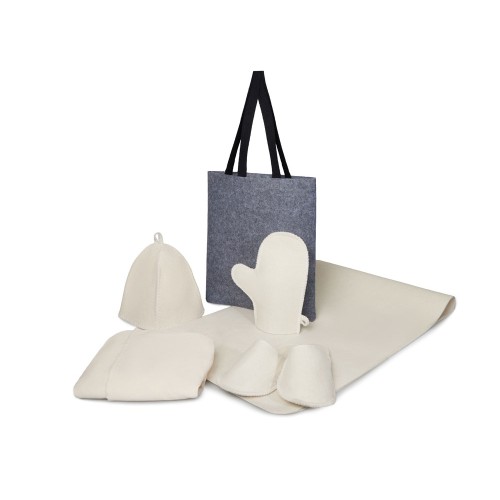 Банный набор с парео "Healing", женский, белый