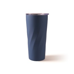 Подарочный набор "FAMILY" с термосом и термокружкой, темно-синий