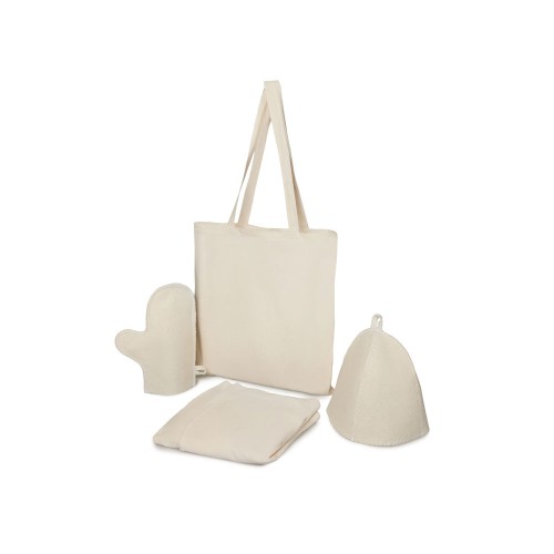 Банный набор с парео "Healing Light", женский, белый