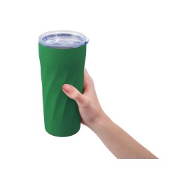 Подарочный набор "FAMILY" с термосом и термокружкой, зеленый