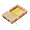 USB хаб «Memo», 2*USB, 2*Type C, бамбук