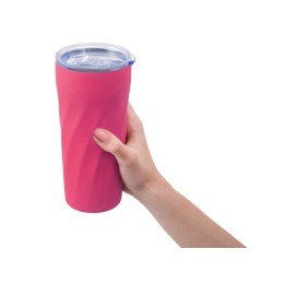 Подарочный набор "FAMILY" с термосом и термокружкой, розовый