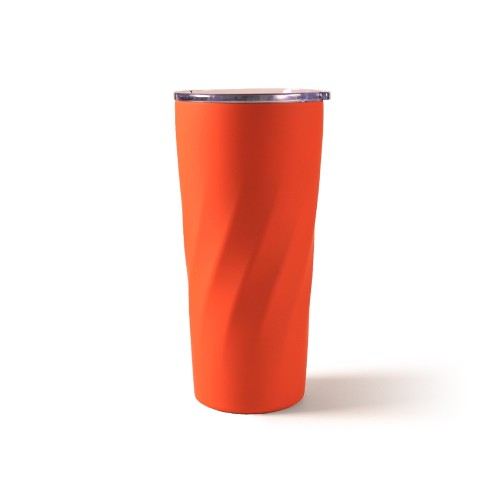 Подарочный набор "FAMILY" с термосом и термокружкой, оранжевый