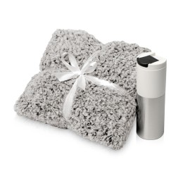 Подарочный набор с пледом и термокружкой "Хюгге"